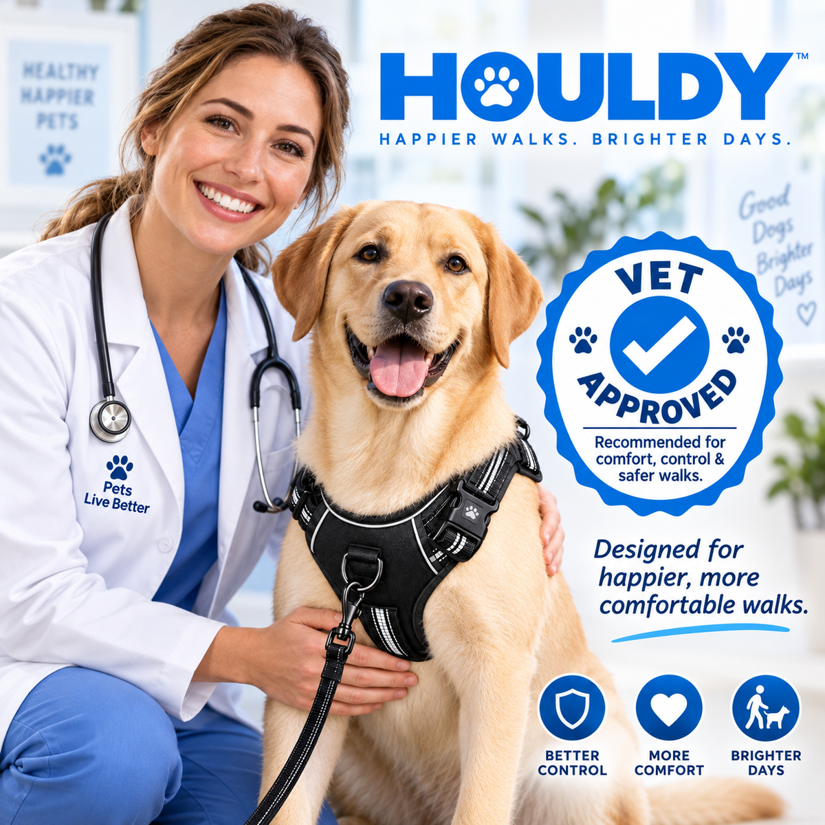 No Pull Harness Vest